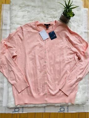 Lands' End Women's Cardigan Sweater XL